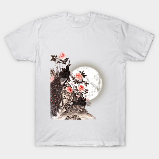 Japanese Kōshin Ikebana T-Shirt by Sasarious